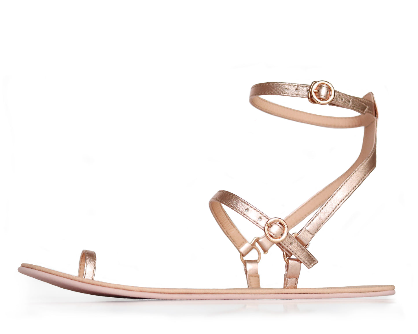 »Rosegold Rush« Strappy Dress Sandals